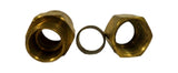 Big A Service Line 3-16690 316690 Hydraulic 5/8 x 1/2 Brass Fitting