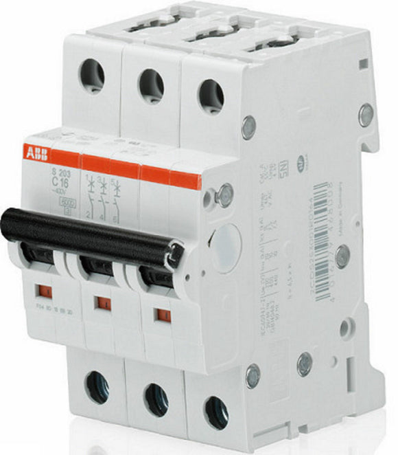 ABB S203UP-K6 - 3 Pole Miniature Circuit Breaker Unit