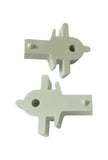 Mounting (2) Cleat Replacement Cleat's For Jandy Aqualink RS One Touch Control