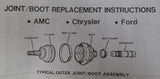 Federal Mogul TRW 22377 CV Joint/Boot CV Joint Boot-Inboard FREE SHIPPING!