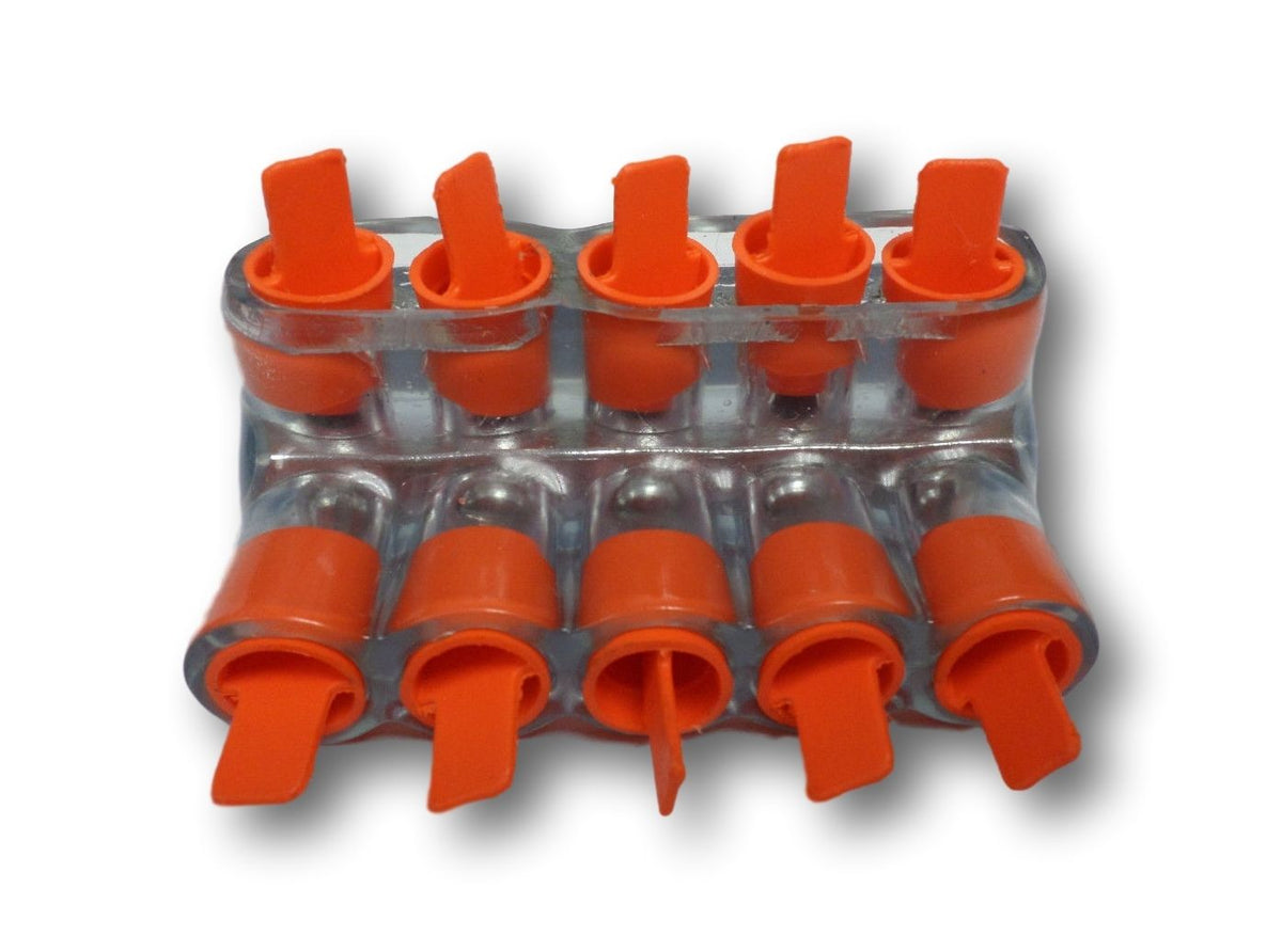 Homac CSB-4-5-S Aluminum Multi-Tap Insulated Connector Block CSB 4-5 S ...