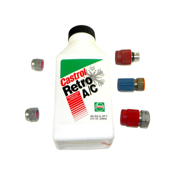 26020-NTEA Castrol R-12 to R-134a Retro Kit GM Cars, truck, Vans w/ R-12 RETRO-9