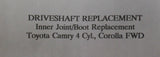 Federal Mogul TRW 224121 CV Inner Joint/Boot Brand New READY TO SHIP!!!