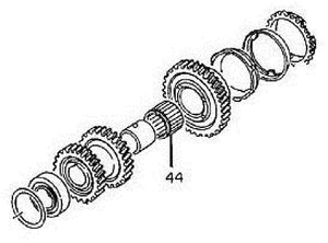 GM Transmission Bearing For 1st & 2nd Gear. Part Number: 94465412