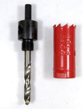 H.S.S. Bi-Metal Arbored Hole Saw 7/8" - 22mm Hex Wrench Drill Bit Tool