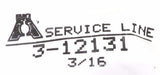 Big A Service Line 3-12131 Brass Male Fitting 3/16"