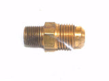 Big A Service Line 3-14842 1/8" Tube End, 1/4" Thread, Brass Flare Male Union