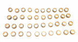 Big A 3-16050 Automotive Brass Compression Sleeve, 5/16" Tube End Lot Of 40 Pcs