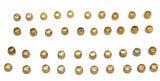 Big A 3-16030 Automotive Brass Compression Sleeve, 3/16" Tube End Lot Of 40 Pcs