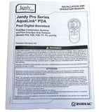 Jandy Pro Series Installation And Operation Manual Firmware Revision 6.0