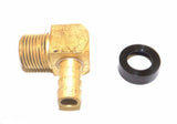 Big A Service Line 3-73166 3/8" x 3/8" Metal Barbed Male Tube Elbow