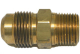 Big A Service Line 3-14886 1/2" Tube End, 3/8" Thread, Brass Flare Male Union