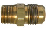 Big A Service Line 3-14886 1/2" Tube End, 3/8" Thread, Brass Flare Male Union