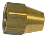Big A Service Line 3-14106 Brass Long Nut 3/8"