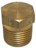Big A Service Line 3-20960 Brass Hex Head Pipe Plug 3/8"
