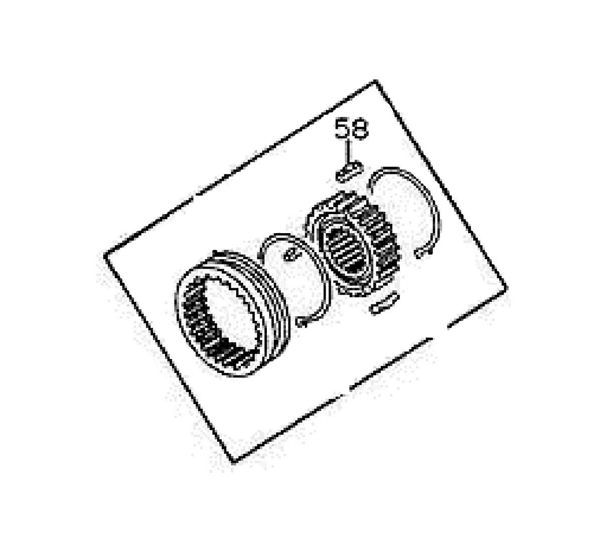 Transmission Synchronizer Insert For 3rd 4th 5th Gear 94249576 1983-19 ...