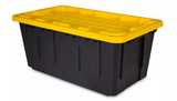 Tough Box 40GTBXLTCB 40 gal. Black-Colored Tote, Polypropylene Material