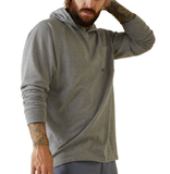 Ariat 10043824 Rebar  Cotton Strong Hooded Long Sleeve T-Shirt, Heather Grey, M
