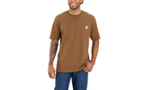 Carhartt Brown Short-Sleeve Loose Fit Heavyweight Pocket C Graphic T-Shirt, XL