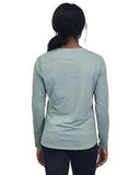 Ridgecut YLK-4041 Women's Polyester Long Sleeve Wicking T-shirt, North Atlantic, Small