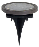 Lux-Landscape SLR2028AS Automatic Outdoor Solar Ground Disc Lights 6 Pack