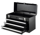 JobSmart 20210900225 3-Drawer Steel Tool Box 20.5 in. x 8.7 in. Powder-Coated