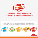 Nylabone Power Chew Braided Bully Stick Alternative Chew Toy Large/Giant - Up to 50 lbs.
