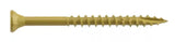 Deck Plus 48413 Exterior Tan Ceramic Steel Screws, Flat Head, Self-Drilling #8 x 2"