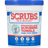 Scrubs Professional-Grade Citrus Scent Scrubbing Hand Cleaner Towels, 72-Pack