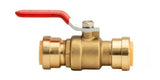 ProBite LF922R 3/4 in. Brass Push-to-Connect Full Port Ball Valve, 200 PSI