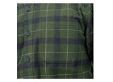 Ridgecut FMW23-10731 Green Plaid Men's Long-Sleeve Heavy Flannel Shirt, Medium