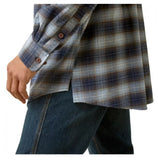 Ariat 10046794 Men's Rebar Flannel Durastretch Long Sleeve Work Shirt XXL Blue Khaki Plaid