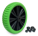 Kenda Flex Lite Flat-Free Replacement Wheelbarrow Wheel, Green Tire - 13 in.