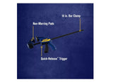 Irwin 1964719 Blue-Colored 18 in. / 45cm Bar Clamp from Durable Plastic Material