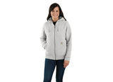 Carhartt Asphalt Heather Nep-Colored Women's Sherpa-Lined Sweatshirt, Small