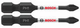 Bosch ITPH1202 Impact Tough PH1 Power Bit 2-inch 2 pcs.