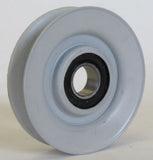 Phoenix 35300063 Heavy-Duty Steel V-Idler Pulley, 5/8 in. Bore, 3 in. OD