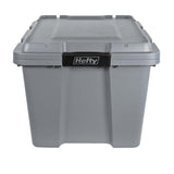 Hefty Max Pro Heavy Duty 18 gal. Capacity Storage Tote Container, Gray