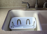 Mini Dish Drainer & Tray, White (Eng/Fr)