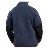 Ridgecut FMIN23-2265 Men's Quarter Snap Sherpa Fleece Pullover/Navy/XL