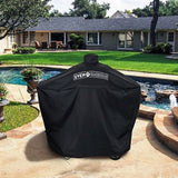 Even Embers CVR1000AS Heavy-Duty Polyester Ceramic Egg Pellet Grill Cover Black