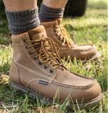 Ridgecut Moc Toe Work Boots, Light Brown, Size 10.5W
