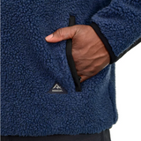 Ridgecut FMIN23-2265 Men's Quarter Snap Sherpa Fleece Pullover/Navy/Large