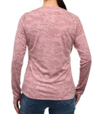 Ridgecut FLK22-4037 1 Women's Long Sleeve Camo T-Shirt, Pink Camo, Large