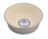 Petmate 43540 Non-Skid Stainless Steel Heavy Pet Bowl - Large, Cream, 11.38 Cups