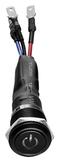 Traveller 4002-005-001 Switch with LED Light EDT-A-003 Stainless Steel Black