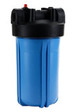 Hydronix HF45-10BLBK10PR 10" Commercial Filter Housing w/ Pressure Relief 1"