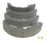 Satisfied Brake Products R618 Relined Drum Brake Shoe Set
