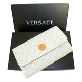 Versace DBSI159S Medusa Chain Wallet Bag Evening Quilted Lamb+Lamb Leather