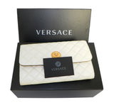 Versace DBSI159S Medusa Chain Wallet Bag Evening Quilted Lamb+Lamb Leather